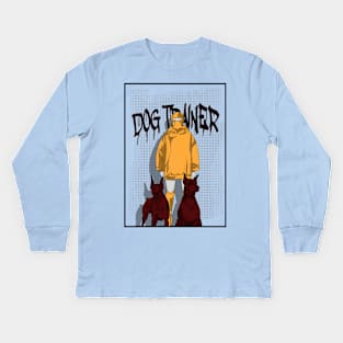 DOG TRAINER Kids Long Sleeve T-Shirt